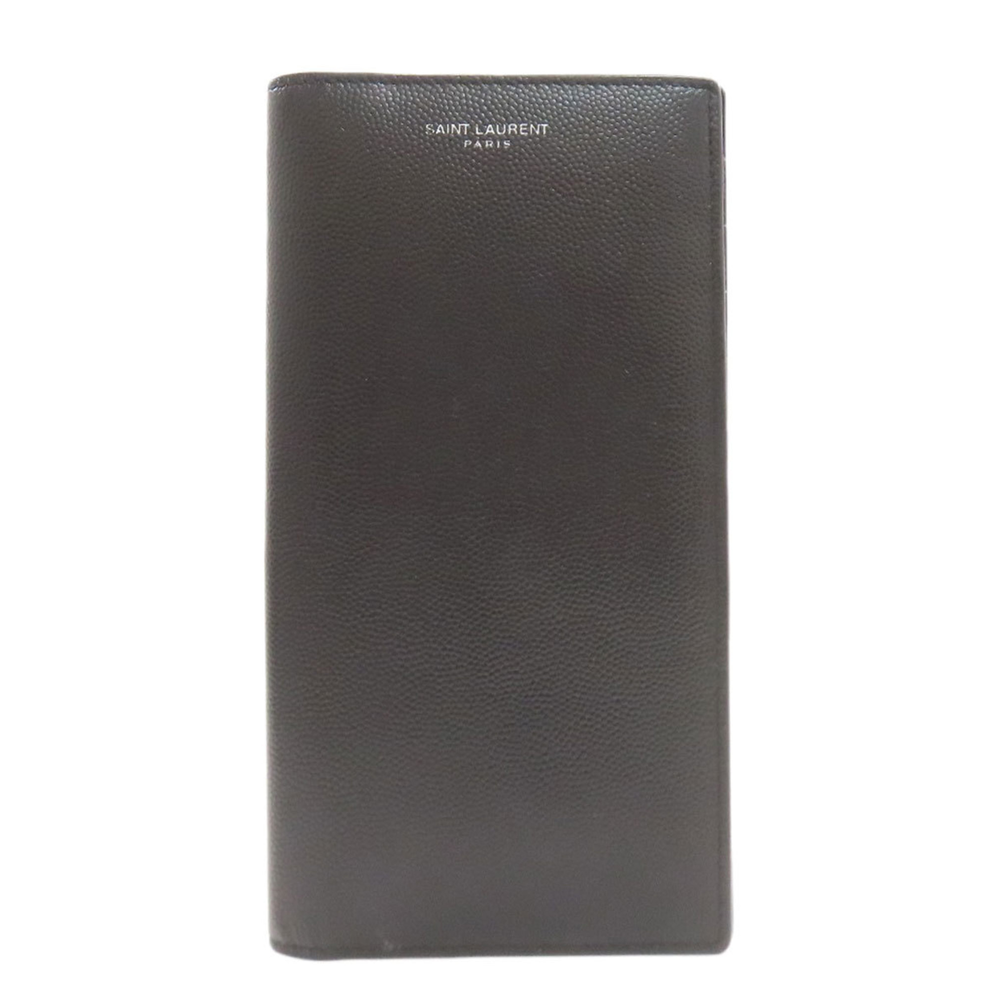Yves Saint Laurent Logo Long Wallet Leather Women's Yves Saint Laurent